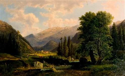 Franz Barbarini - Landscape - A II 1354 - Finnish National Gallery