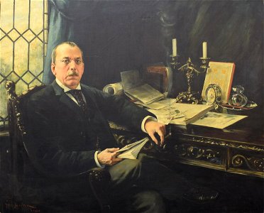 Franz Dvorak - Portrait of George DeBenneville Keim - 1921.262.1 - Reading Public Museum