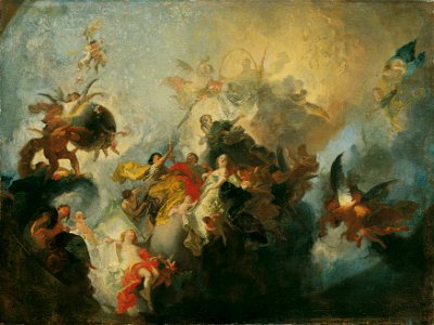 Franz Anton Maulbertsch - Die göttliche Vorsehung und Tugenden - 4232 - Kunsthistorisches Museum