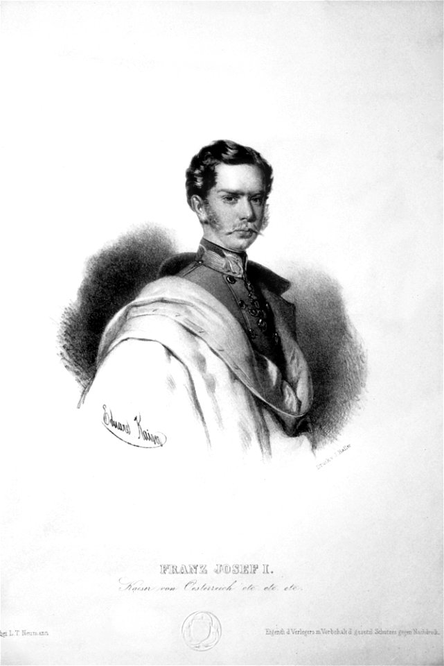Franz Joseph I. Eduard Kaiser Litho 05