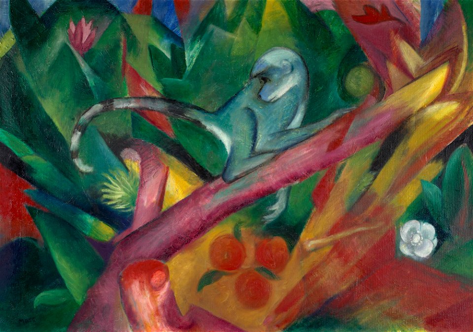 Franz Marc - Das Äffchen - G 14664 - Lenbachhaus