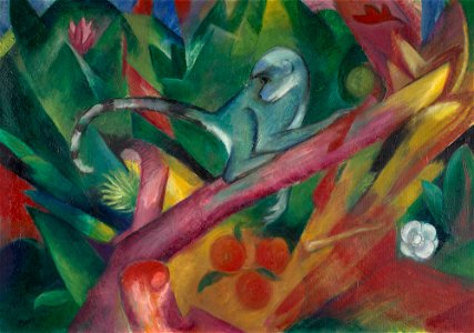 Franz Marc - Das Äffchen - G 14664 - Lenbachhaus