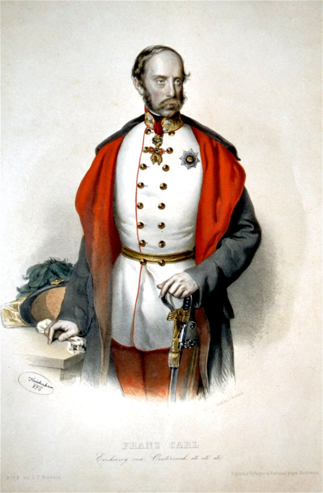 Franz Karl Erzherzog Litho