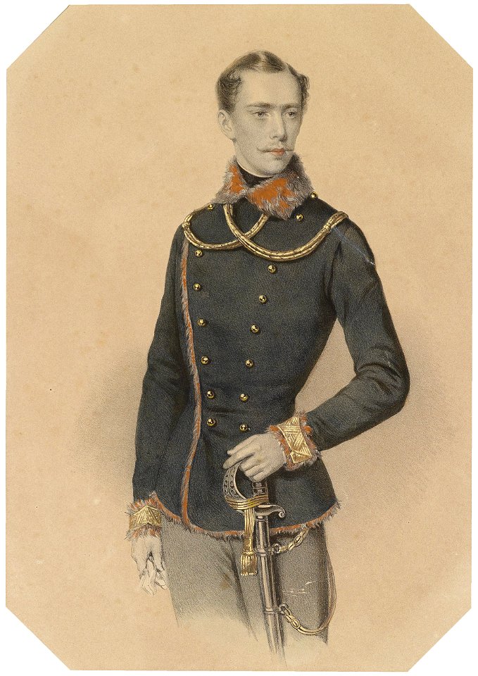 Franz Joseph in ungarischer Adjustierung um 1855