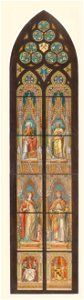 Franz Jobst Entwurf Glasfenster Votivkirche 1