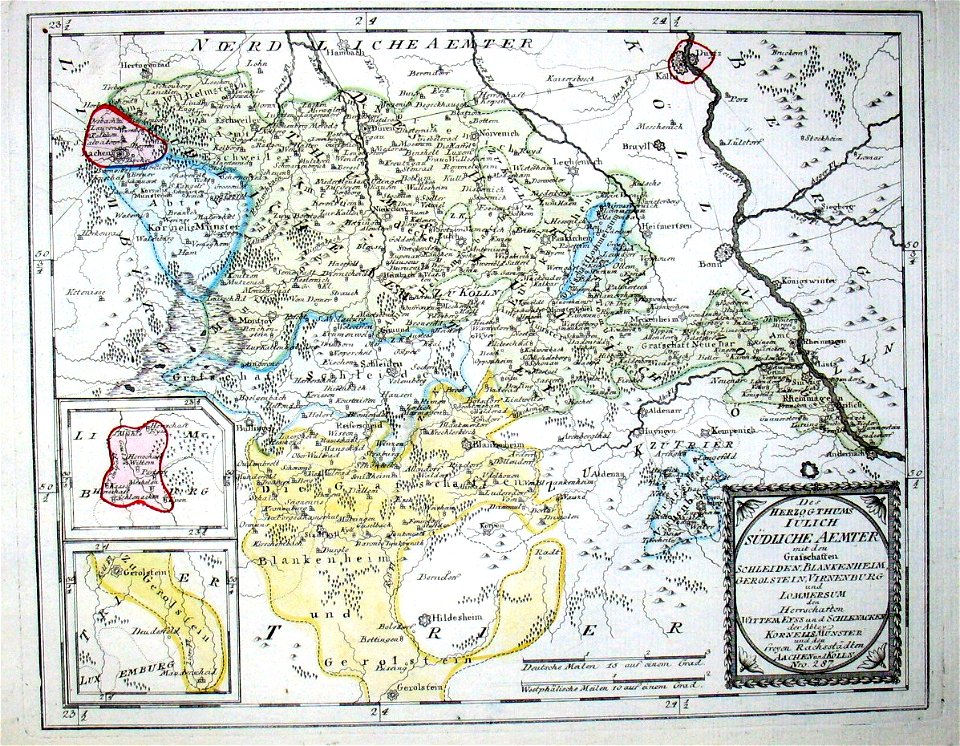 Franz Johann Joseph von Reilly, Des Herzogthums Iülich Südliche ... (Nro. 287, 1794–1795)