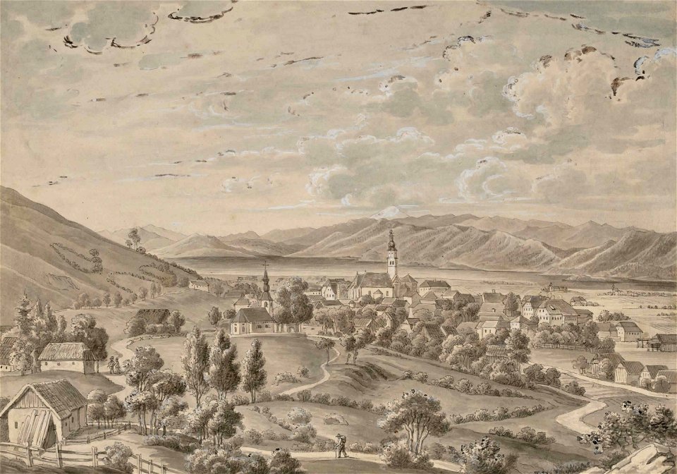 Franz Kurz zum Thurn und Goldenstein - Cerknica s Cerkniškim jezerom