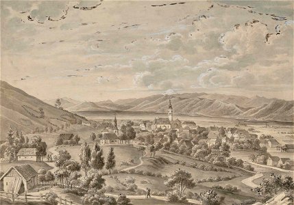 Franz Kurz zum Thurn und Goldenstein - Cerknica s Cerkniškim jezerom