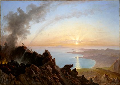 Franz Ludwig Catel - Mount Vesuvius and the Bay of Naples - 2010-112 - Princeton University Art Museum