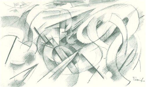 Franz Marc - Skizzenbuch aus dem Felde - Blatt 16