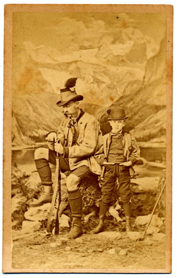 Franz Joseph with his only son