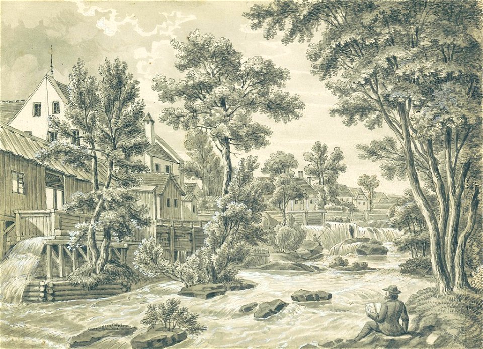 Franz Kurz zum Thurn und Goldenstein - Ljubljanica pri Fužinah