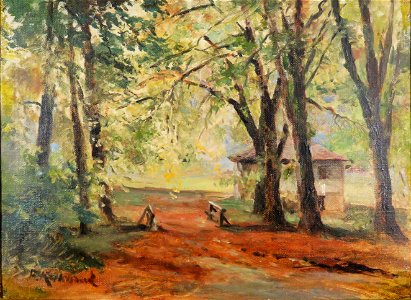 Franz Kulstrunk - Herbstliche Waldlichtung