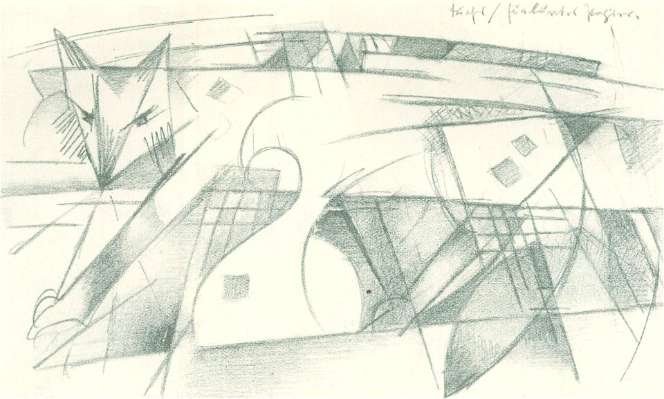 Franz Marc - Skizzenbuch aus dem Felde - Blatt 06