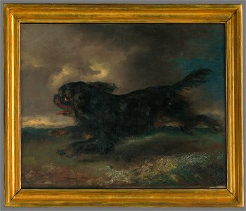 Franz Krüger - Bežiaci pes - M 119 - Ernest Zmeták Art Gallery