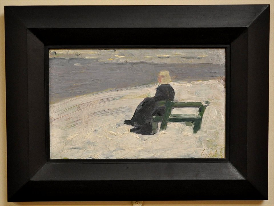 Franz Marc - Frau in Winterlandschaft - 14965 - Bavarian State Painting Collections