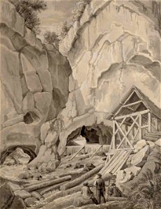 Franz Kurz zum Thurn und Goldenstein - Zelška žaga pri Cerknici