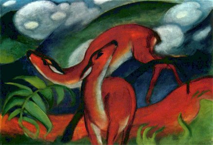 Franz Marc 022. Free illustration for personal and commercial use.