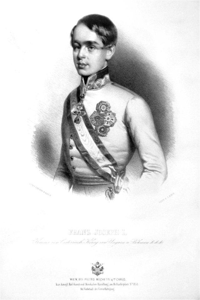 Franz Joseph I. Eduard Kaiser Litho 01