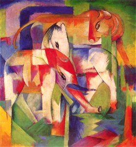 Franz Marc 008. Free illustration for personal and commercial use.