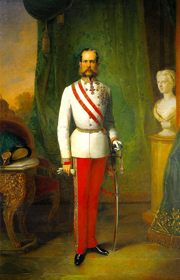 Franz Joseph of Austria 1863