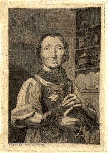 Franz Laktanz Firmian Bäuerin mit Henne G 1401 II