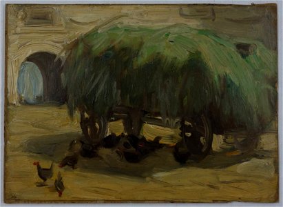 Franz Marc - Heuwagen - 12288 - Bavarian State Painting Collections