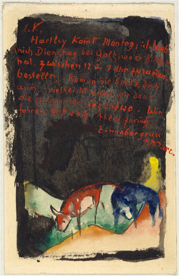 Franz Marc - Zinnobergruss