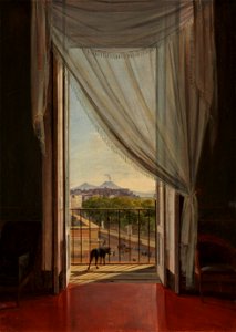 Franz Ludwig Catel - A View of Naples through a Window - 1994.198 - Cleveland Museum of Art