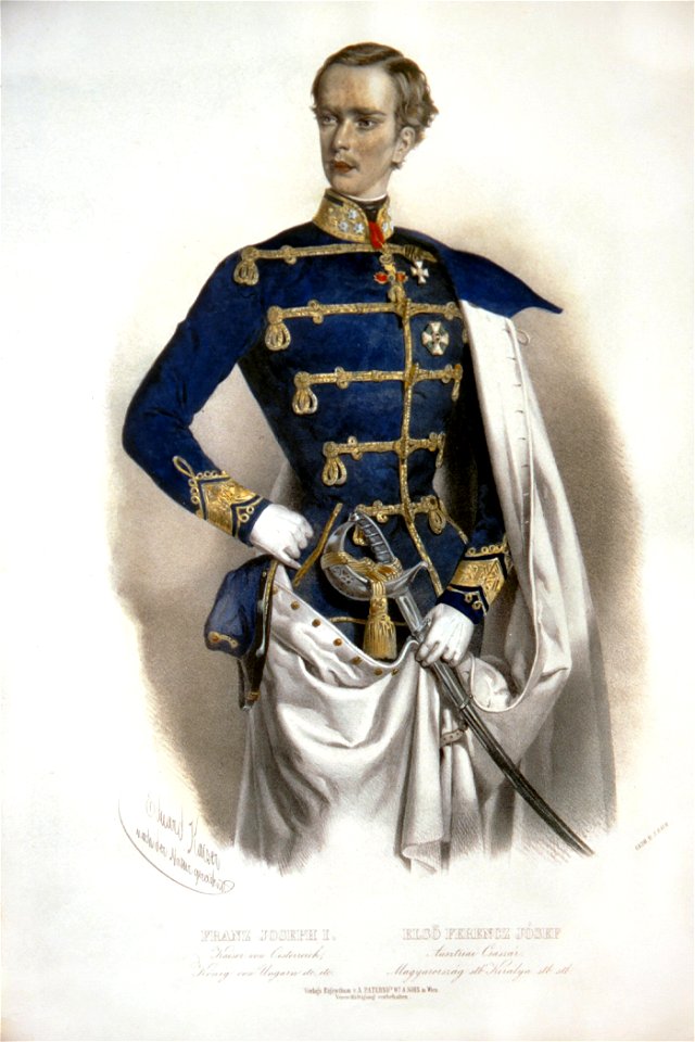 Franz Joseph I. Eduard Kaiser Litho 03