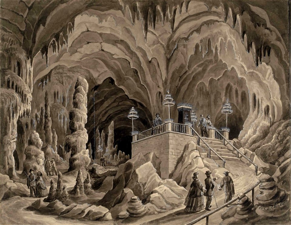 Franz Kurz zum Thurn und Goldenstein - Postojnska jama, belvedere