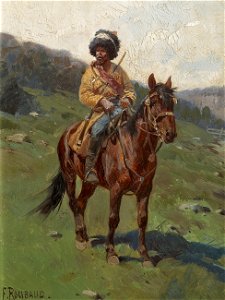 Franz Roubaud Tscherkessischer Reiter