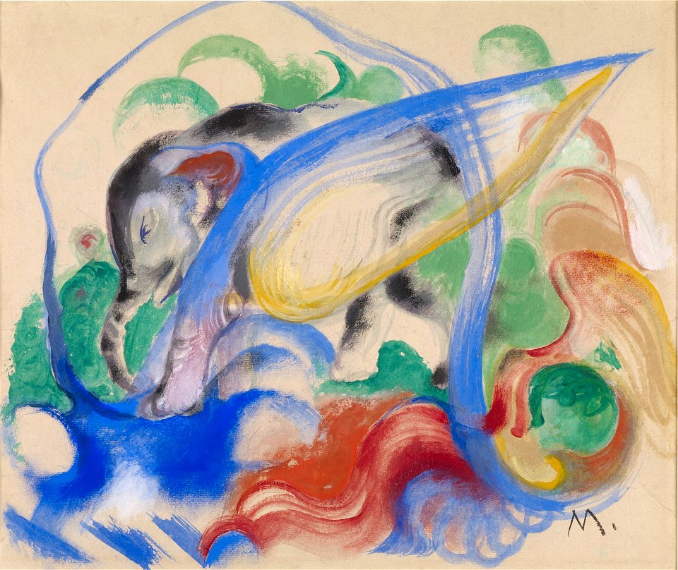 Franz Marc - Fairy Animal - RCA1941-8 - Albright–Knox Art Gallery