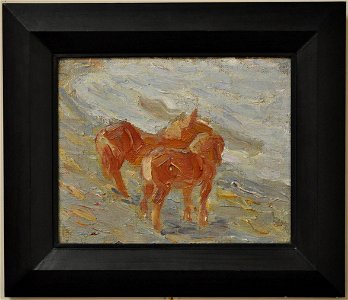 Franz Marc - Pferde am Meer - 12287 - Bavarian State Painting Collections
