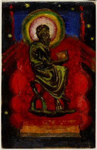 Franz Marc - Sitzender Heiliger