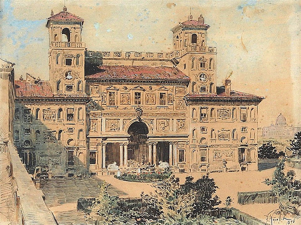 Franz Kopallik - Die Villa Medici in Rom
