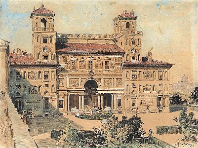 Franz Kopallik - Die Villa Medici in Rom