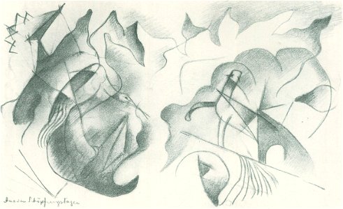 Franz Marc - Skizzenbuch aus dem Felde - Blatt 08