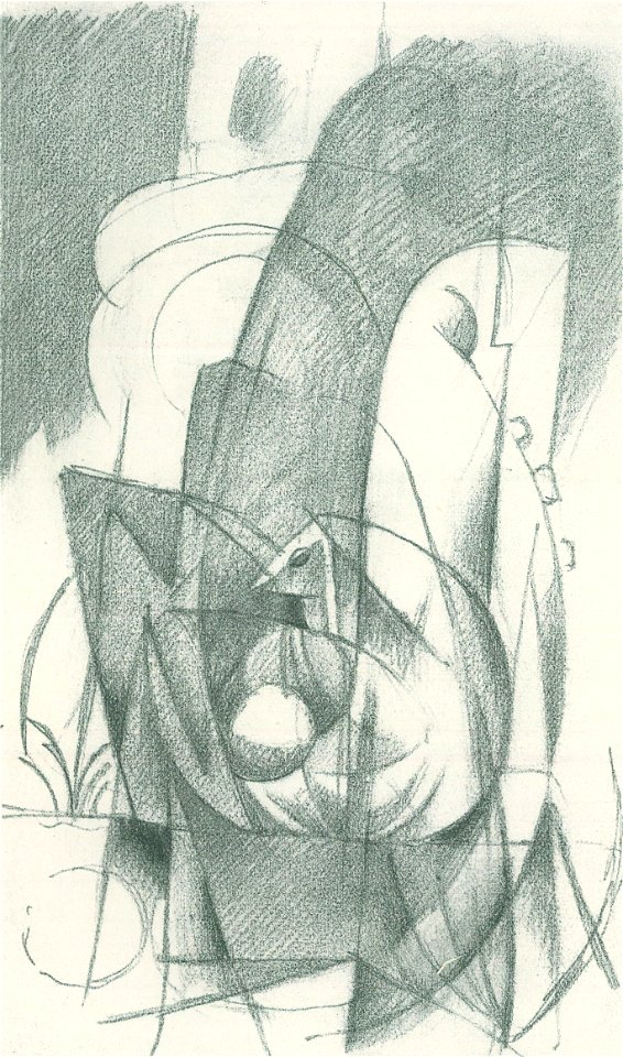 Franz Marc - Skizzenbuch aus dem Felde - Blatt 15