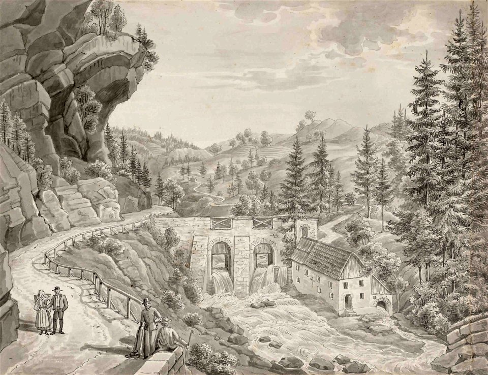 Franz Kurz zum Thurn und Goldenstein - Cesta iz Idrije