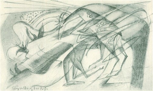 Franz Marc - Skizzenbuch aus dem Felde - Blatt 05