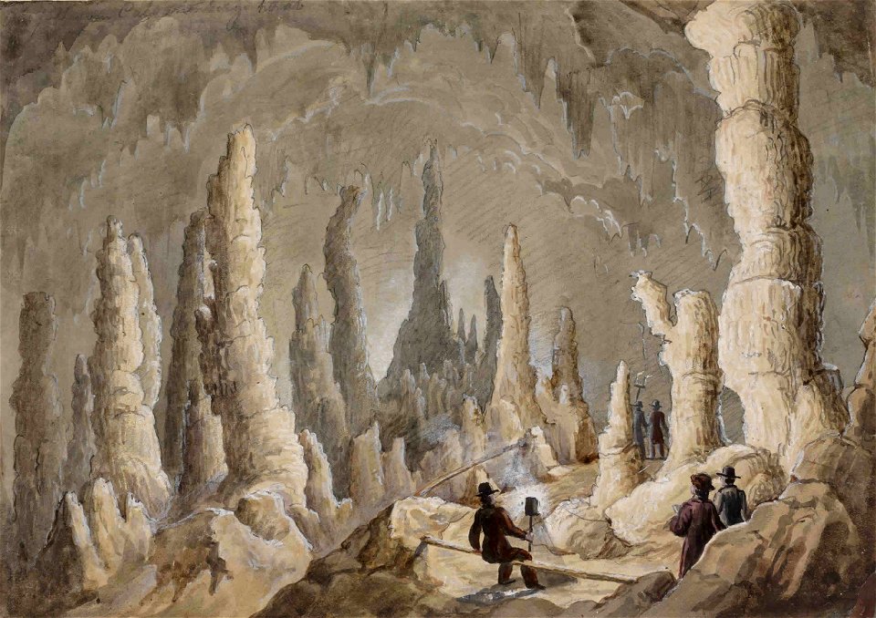 Franz Kurz zum Thurn und Goldenstein - Kalvarija v Postojnski jami