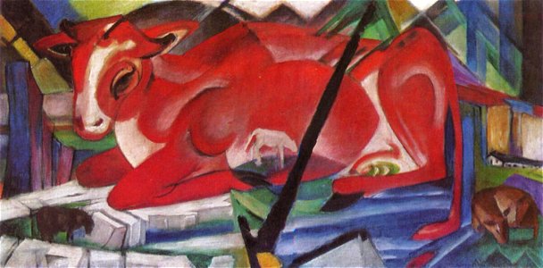 Franz Marc 007. Free illustration for personal and commercial use.