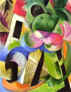 Franz Marc 014. Free illustration for personal and commercial use.