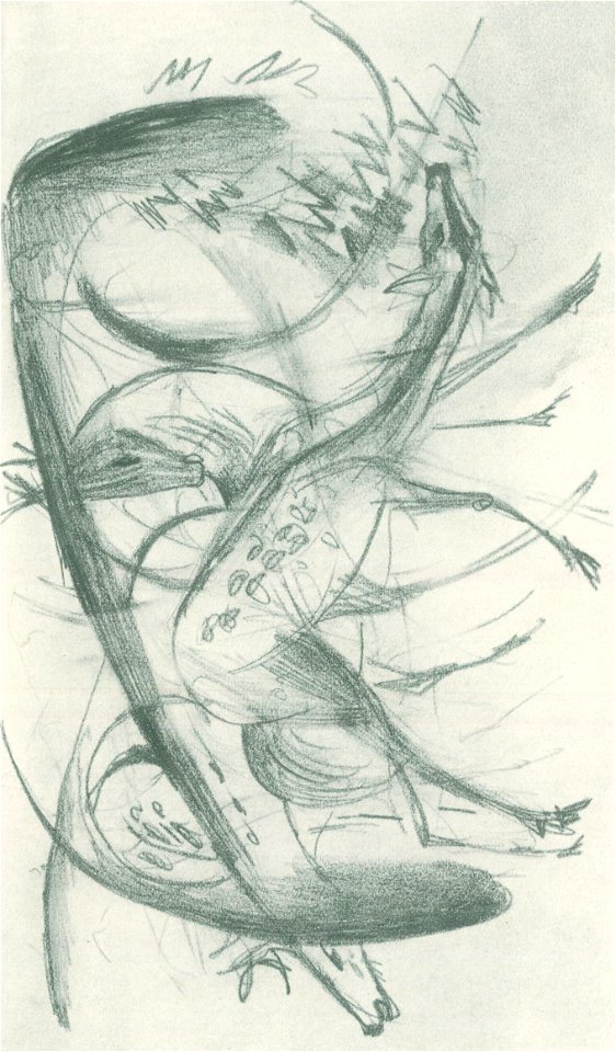Franz Marc - Skizzenbuch aus dem Felde - Blatt 36