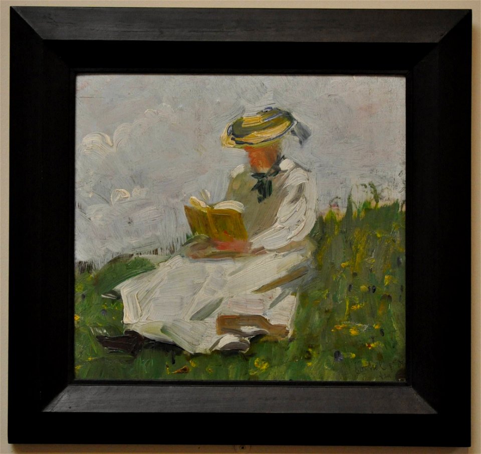 Franz Marc - Lesende Frau im Grünen - 14969 - Bavarian State Painting Collections