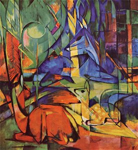 Franz Marc 020. Free illustration for personal and commercial use.