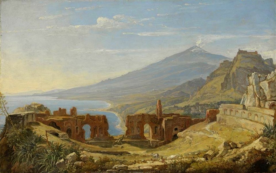 Franz Ludwig Catel - Das Theater von Taormina - 11466 - Bavarian State Painting Collections