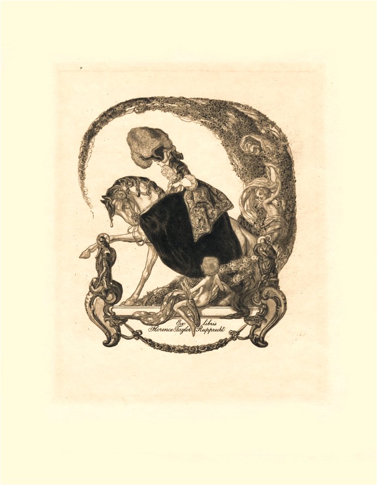 Franz von Bayros Ex libris Florence Taylor Rupprecht