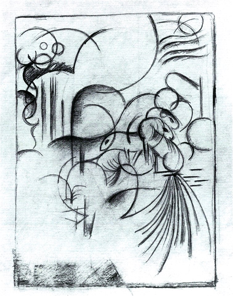 Franz Marc - Abstrakte Komposition 2
